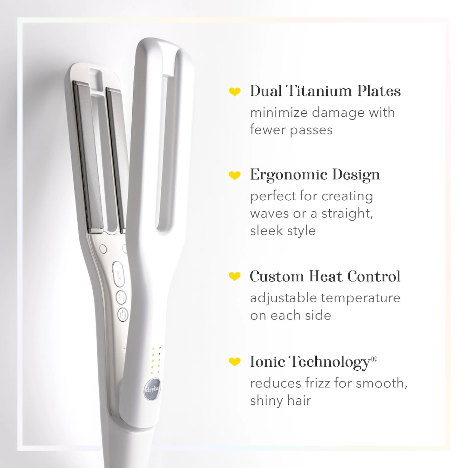 Drybar Reserve Dual Plate Hair Straightener & Styling Iron - Image 9