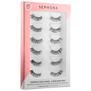 SEPHORA COLLECTION Essential False Lashes Value Pack - Vegan, Volumizing, Lengthening, Cruelty-Free
