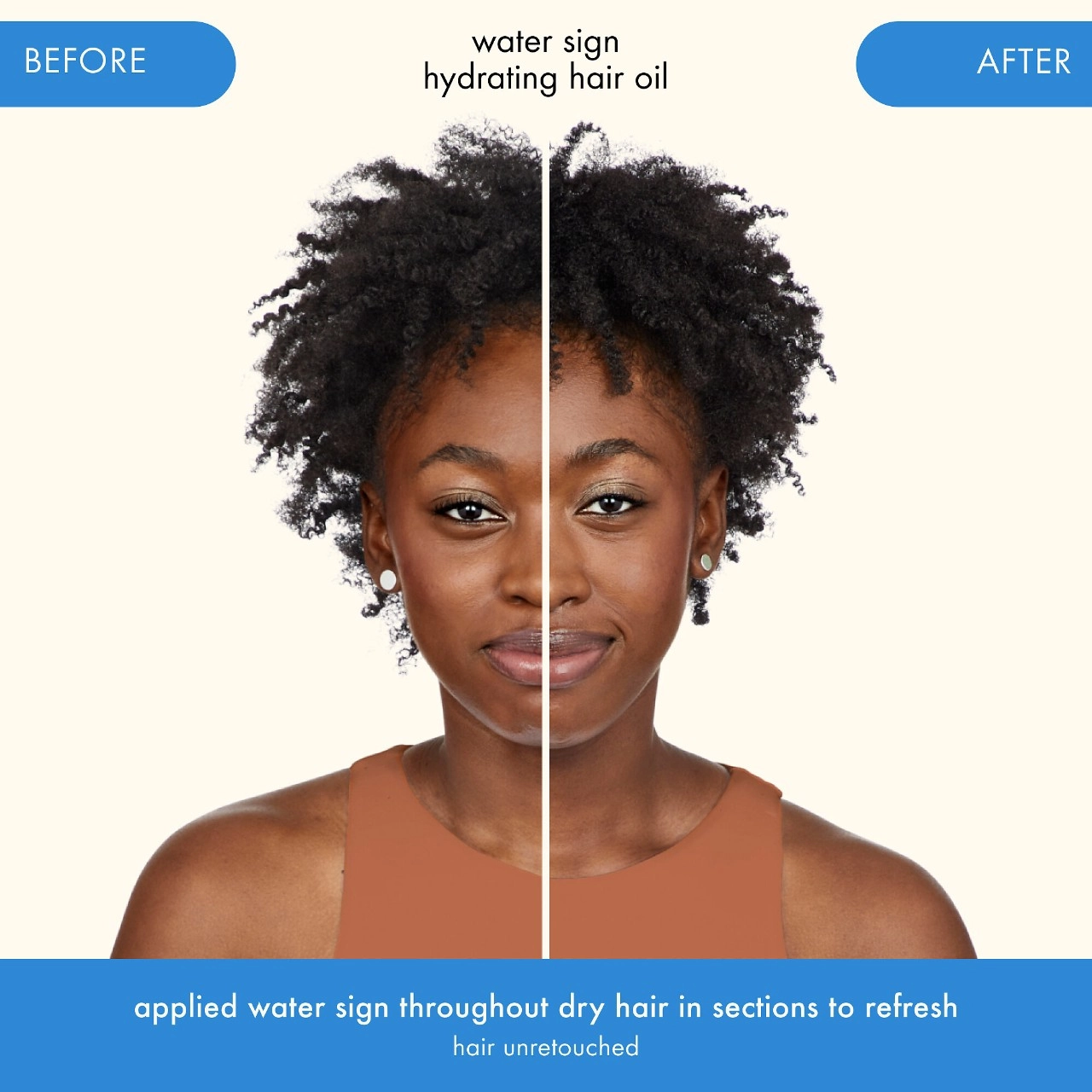 amika Water Sign Hydrating Hair Oil with Hyaluronic Acid - 1.7 oz / 50 mL - Image 3