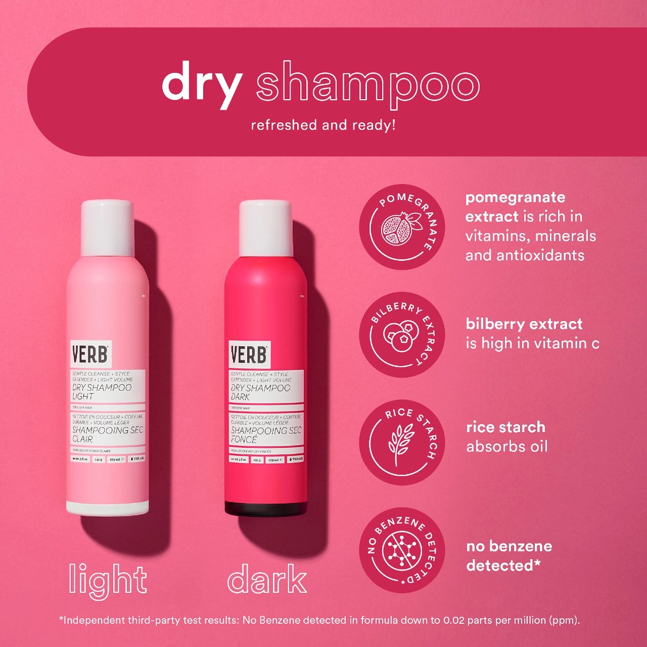 Verb Dry Shampoo for Dark Hair 5.0 oz / 179 mL Vegan Gluten-Free Cruelty-Free - Image 6