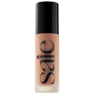 "Saie Glowy Super Skin Lightweight Hydrobounce™ Serum Foundation - Color 19, Medium to Medium/Tan with Golden Undertones"