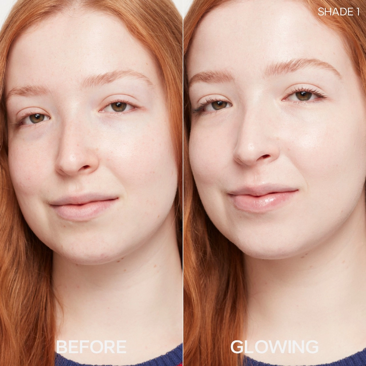 Saie Glowy Super Skin Lightweight Hydrobounce™ Serum Foundation Color: 1 - Very Light Skin Tones with Neutral Undertones - Image 2