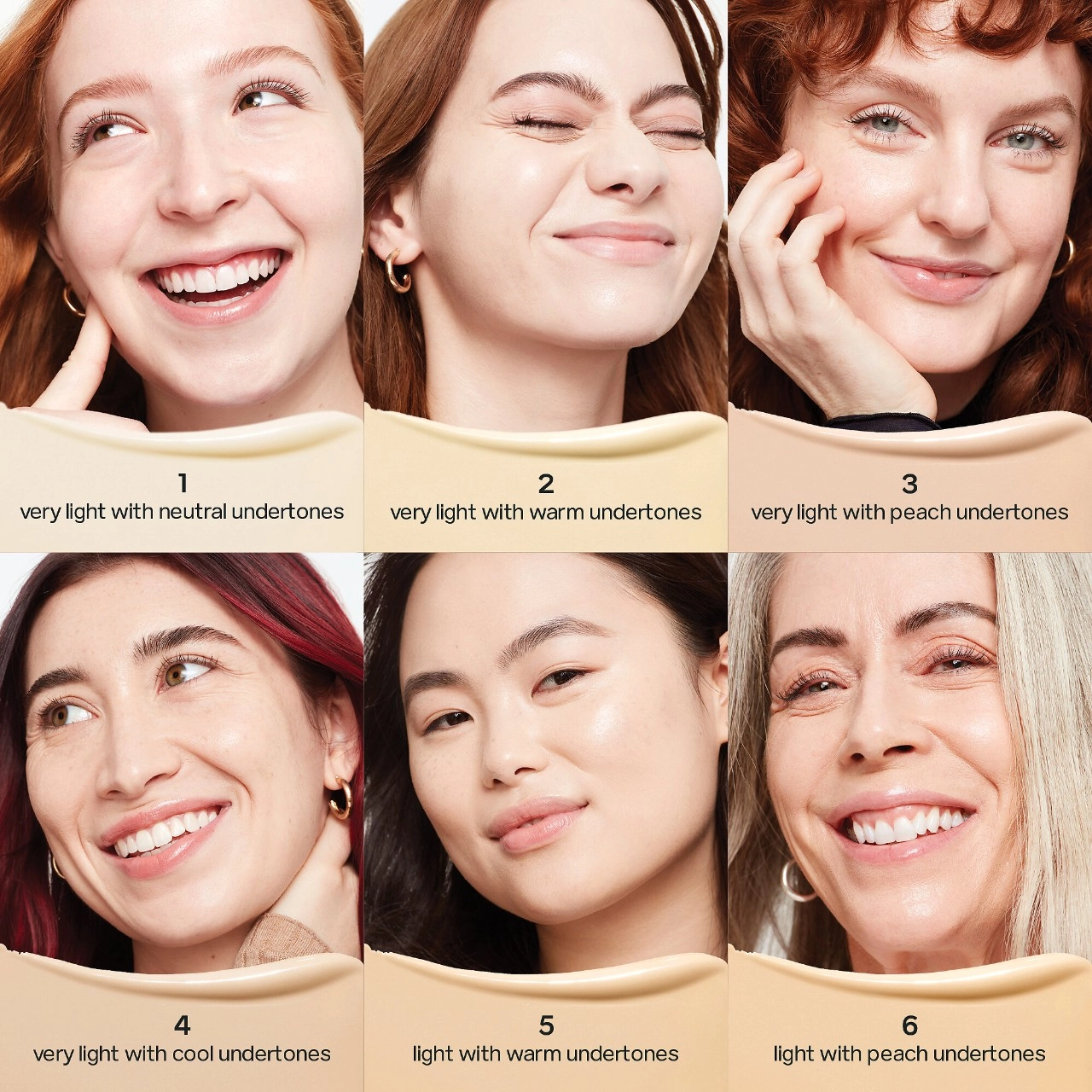 Saie Glowy Super Skin Lightweight Hydrobounce™ Serum Foundation Color: 1 - Very Light Skin Tones with Neutral Undertones - Image 3