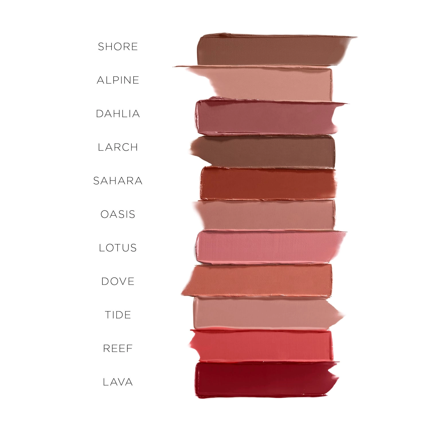 Hourglass Unlocked™ Satin Crème Lipstick in Dahlia 318 - Rosewood Vegan Stick Formula - Image 10