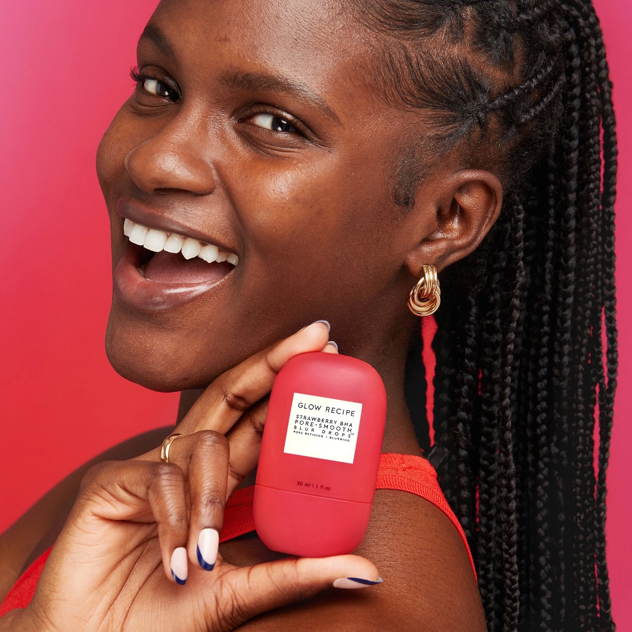 Glow Recipe Strawberry BHA Pore-Smooth Blur Drops 1 oz / 30 mL - Image 9