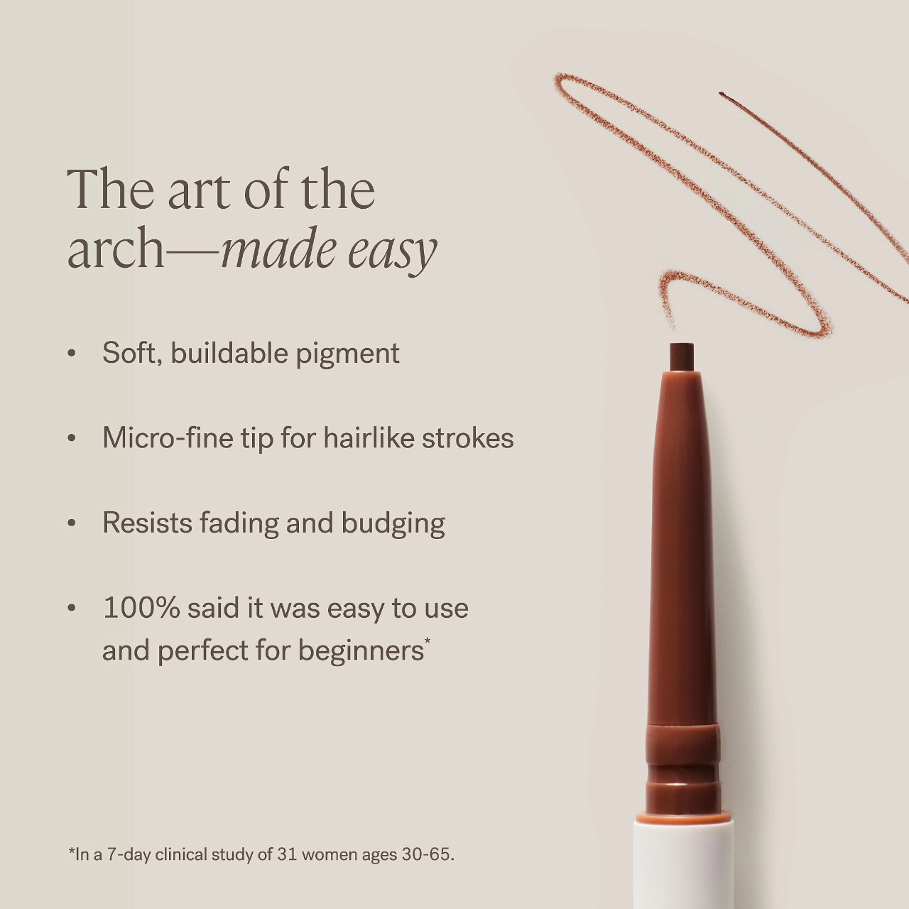 ILIA In Full Micro-Tip Eyebrow Pencil - Dark Brown - Image 5