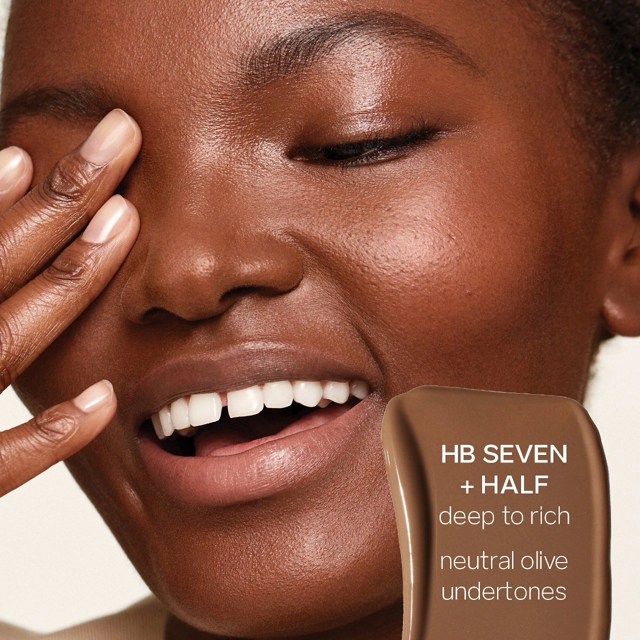 Saie Hydrabeam Brightening + Hydrating Creamy Under Eye Concealer Color: HB SEVEN + HALF - Image 3