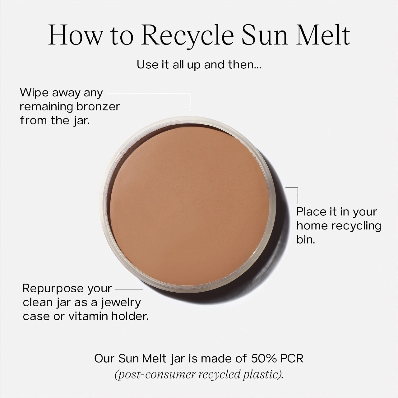 Saie Sun Melt Natural Cream Bronzer Color: Tan Bronze - Image 12