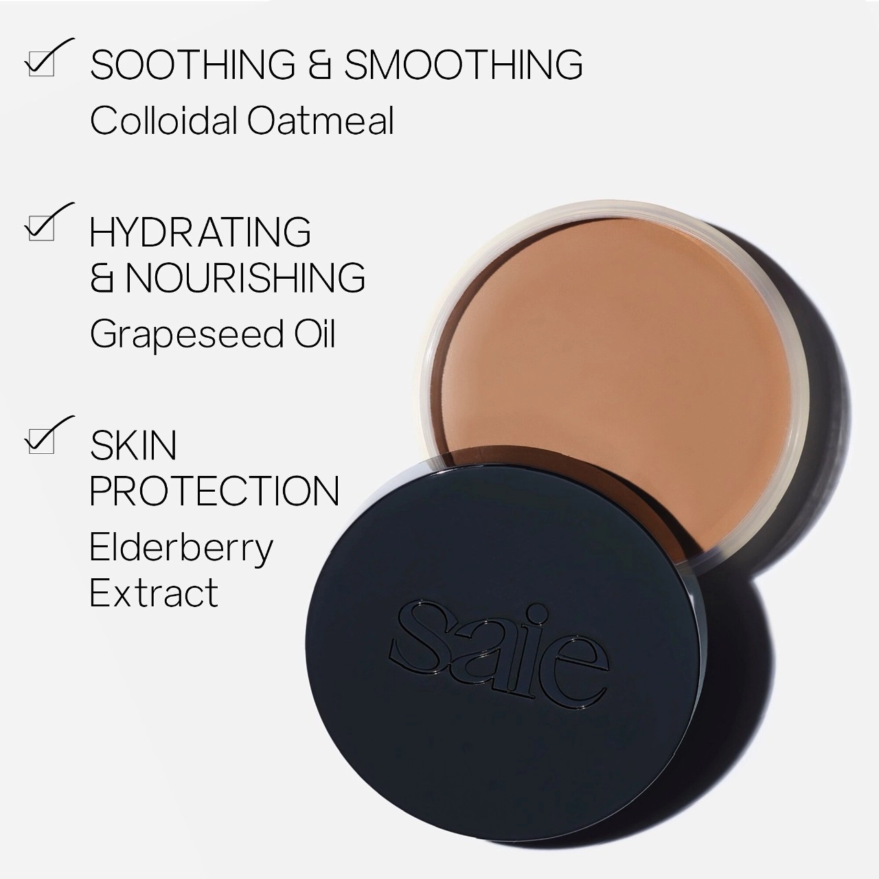 Saie Sun Melt Natural Cream Bronzer Color: Tan Bronze - Image 8
