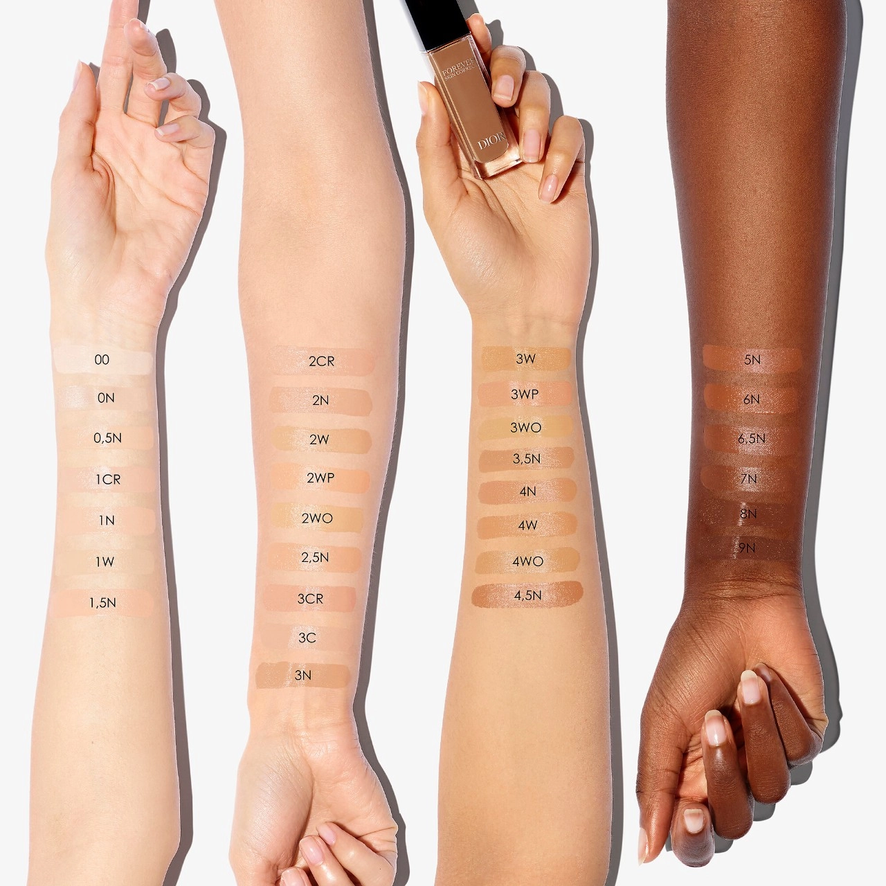 Dior Forever Skin Correct Full-Coverage Concealer 0 Neutral - Very Fair Skin - Image 5