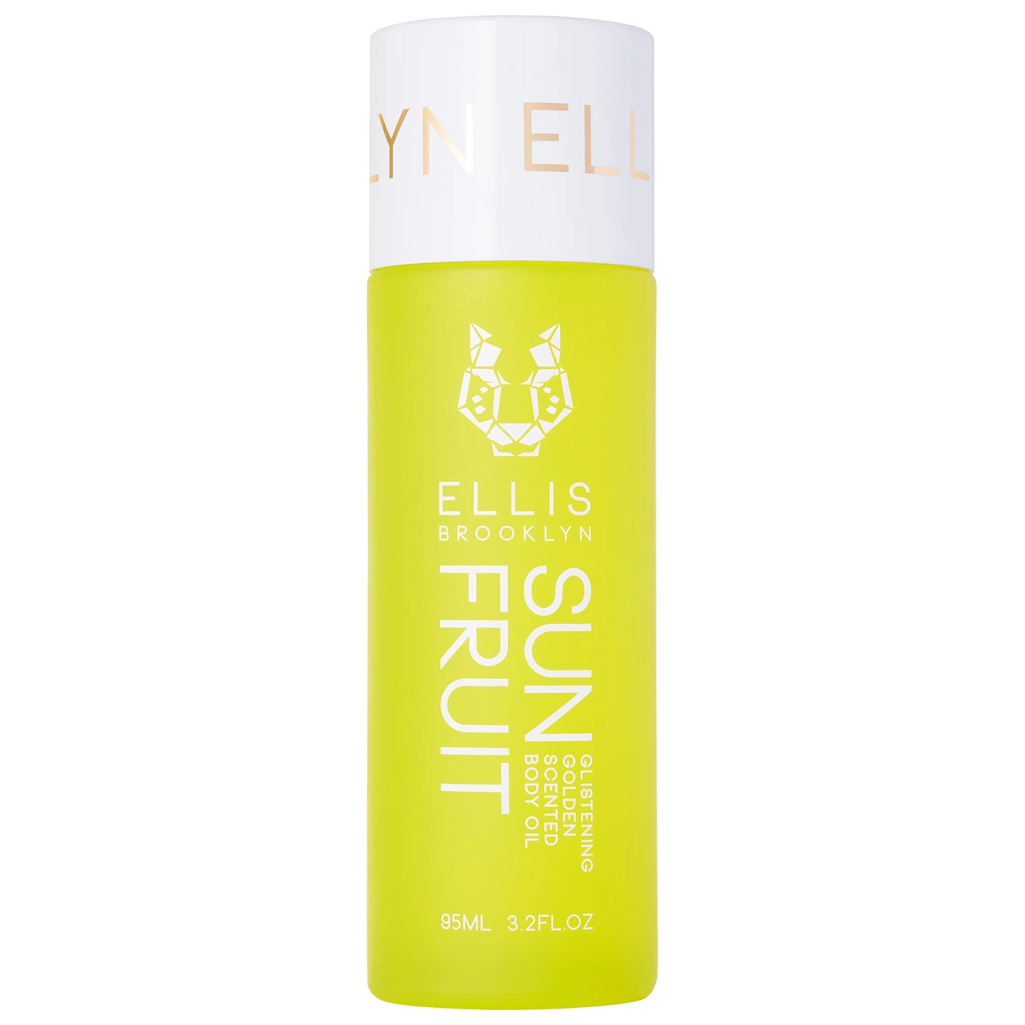 Ellis Brooklyn SUN FRUIT Glistening Golden Body Oil 3.2 oz / 95 mL Vegan Clean + Planet Positive