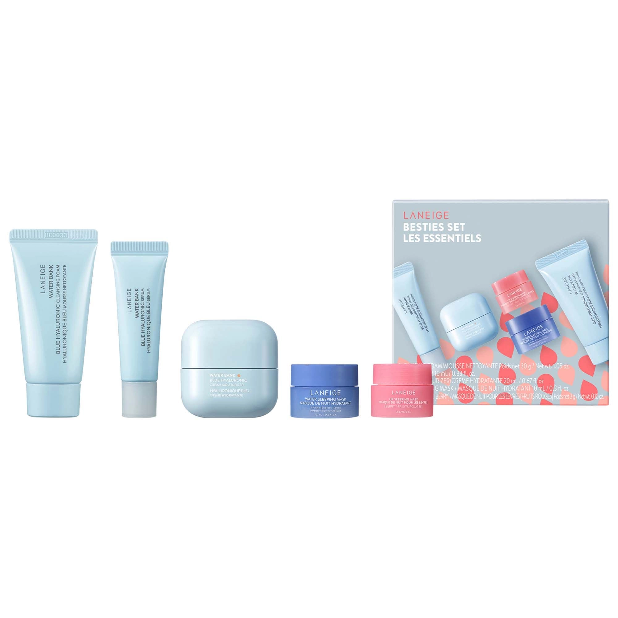 LANEIGE Besties Skincare Discovery Set