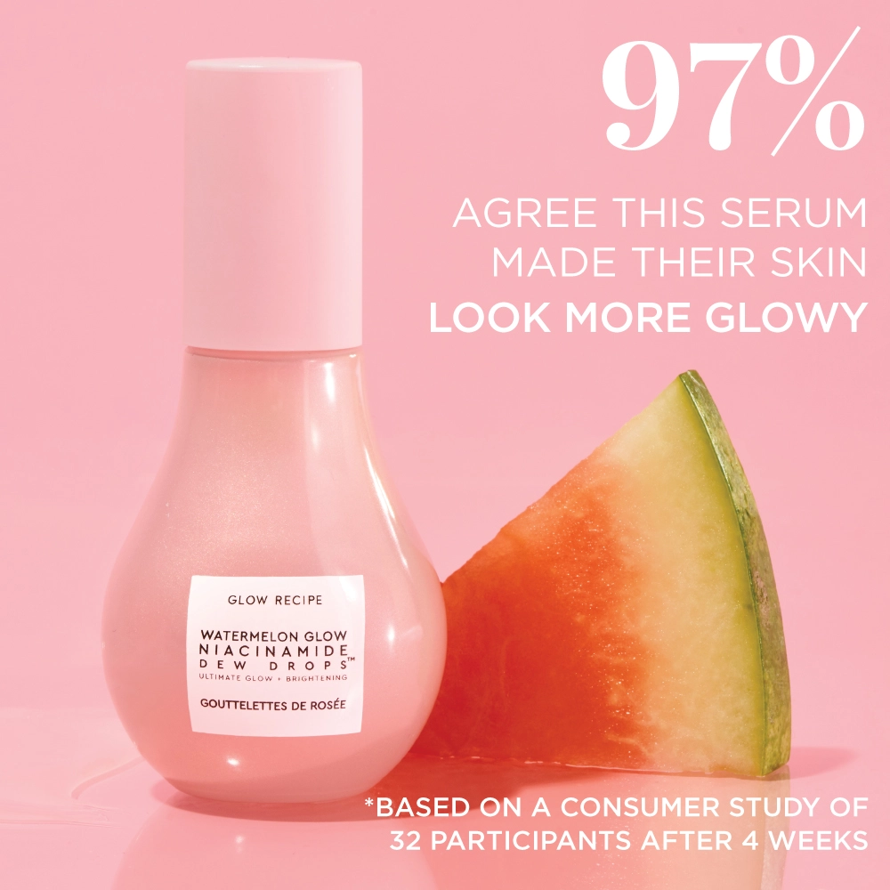 Glow Recipe Watermelon Glow Niacinamide Dew Drops Serum 0.5 oz / 15 mL Vegan - Image 12