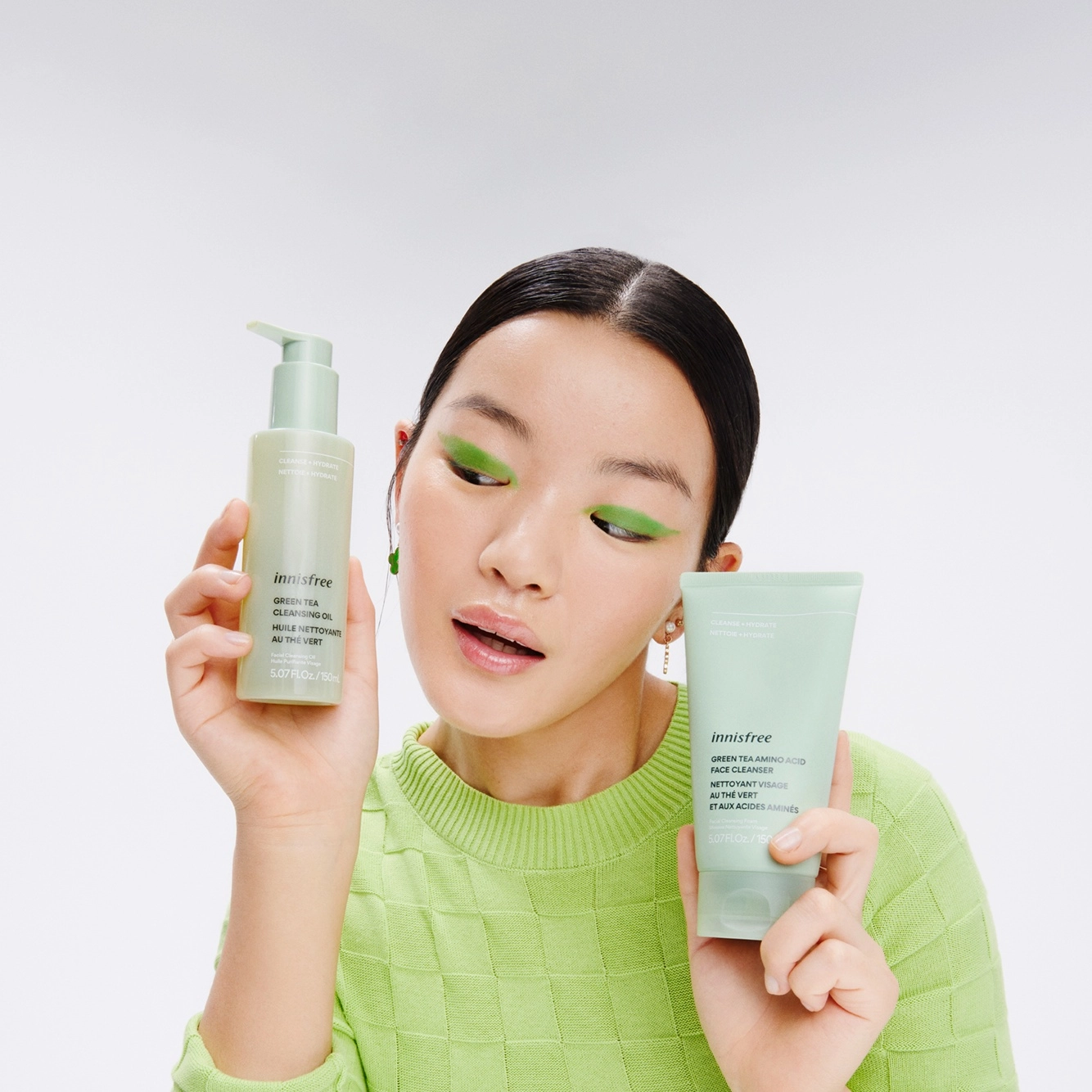 Innisfree Green Tea Hyaluronic Acid Face Cleanser 5.07 oz / 150 mL - Image 4