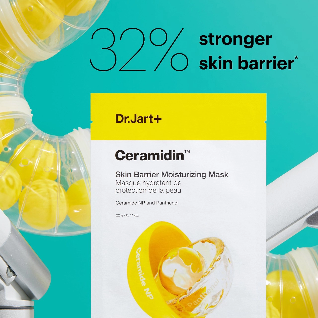 Dr. Jart+ Ceramidin™ Skin Barrier Moisturizing Mask 0.77 oz / 22 g - Image 4