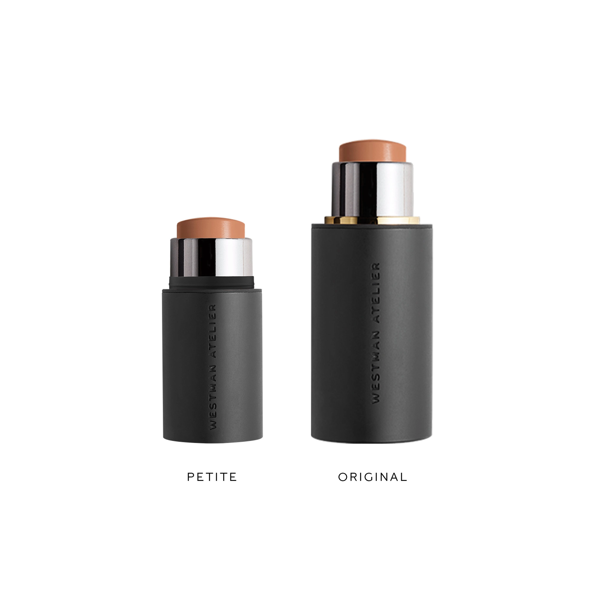 Westman Atelier Face Trace Cream Contour Stick Color: Biscuit - Cool Beige Coffee - Image 6