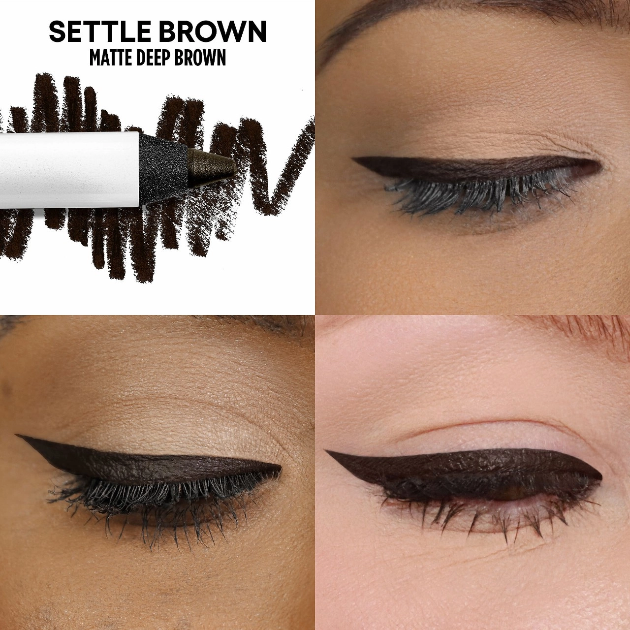 GXVE BY GWEN STEFANI Line It Up Clean 24-Hr Gel Pencil Waterproof Eyeliner - Settle Brown - Image 2