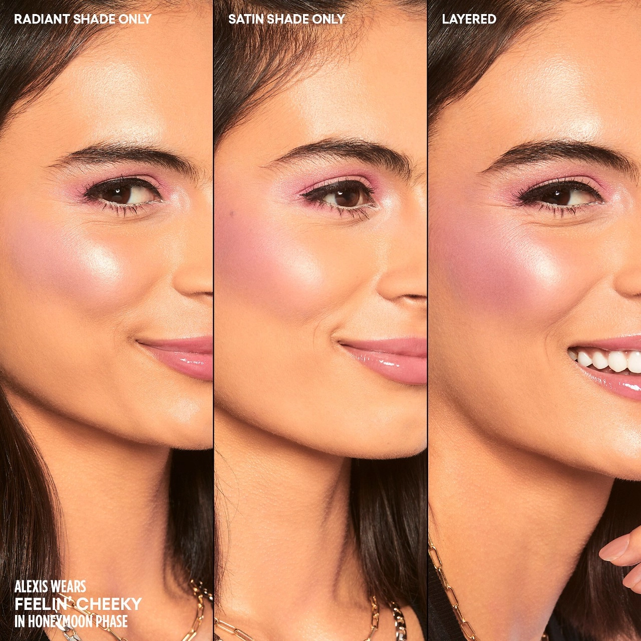 GXVE BY GWEN STEFANI Feelin' Cheeky Clean Amplifying Talc-Free Blush Duo - Honeymoon Phase (Bright Lavender) - Image 4