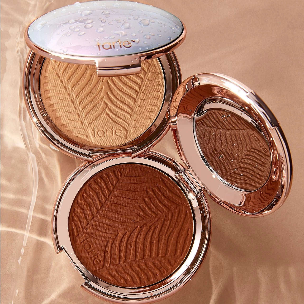 "Tarte Amazonian Clay Blurring Powder Foundation - Color 32H Medium Honey" - Image 5