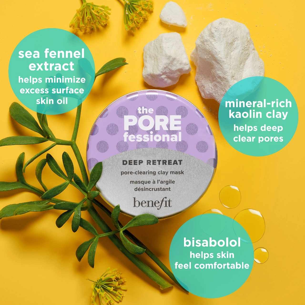 Benefit Cosmetics Mini The POREfessional Deep Retreat Pore-Clearing Clay Mask 1 oz / 30 ml - Image 17