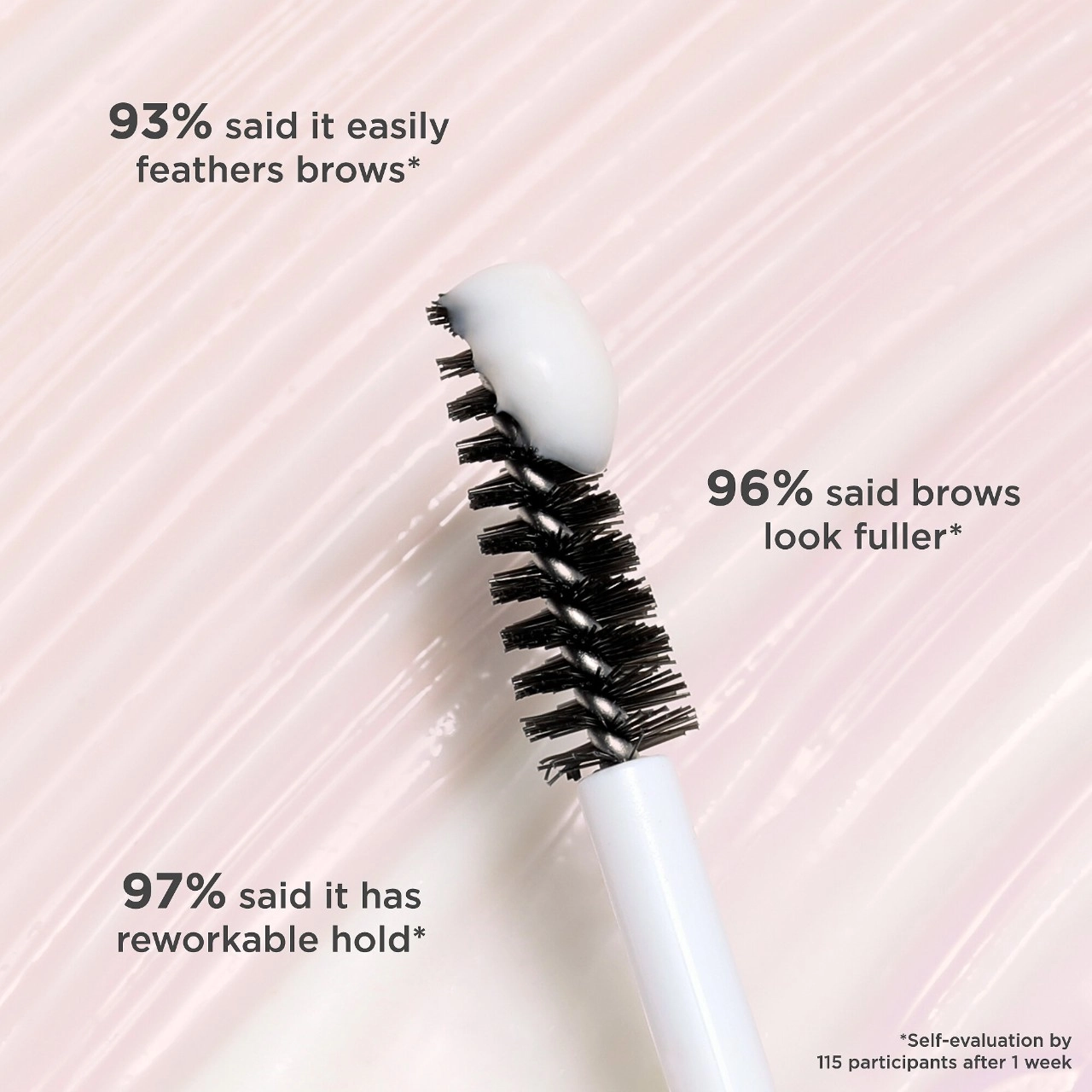 Benefit Cosmetics Fluff Up Brow Flexible Brow-Texturizing Wax Color 0.1 oz/2.9 mL Volumizing Natural Finish Long-wearing Waterproof - Image 17