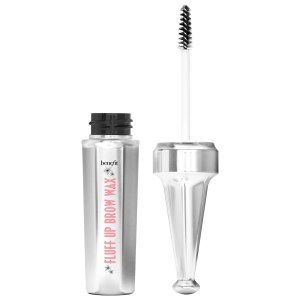 Benefit Cosmetics Mini Fluff Up Brow Flexible Brow-Texturizing Wax, Volumizing Natural Finish, 0.1 oz/2.9 mL