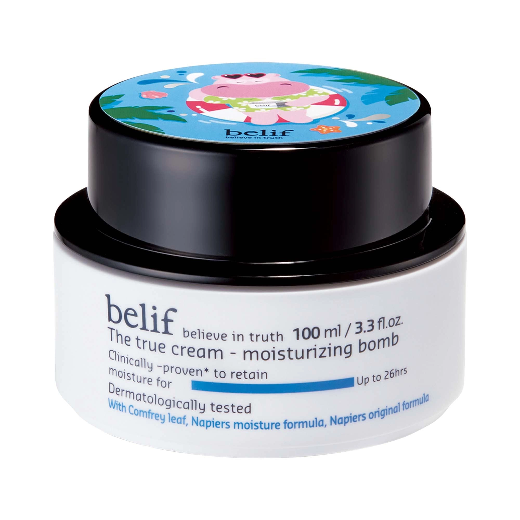 belif The True Cream Moisturizing Bomb With Oat Husk and Vitamin B - 3.3 oz / 100 mL Limited Edition