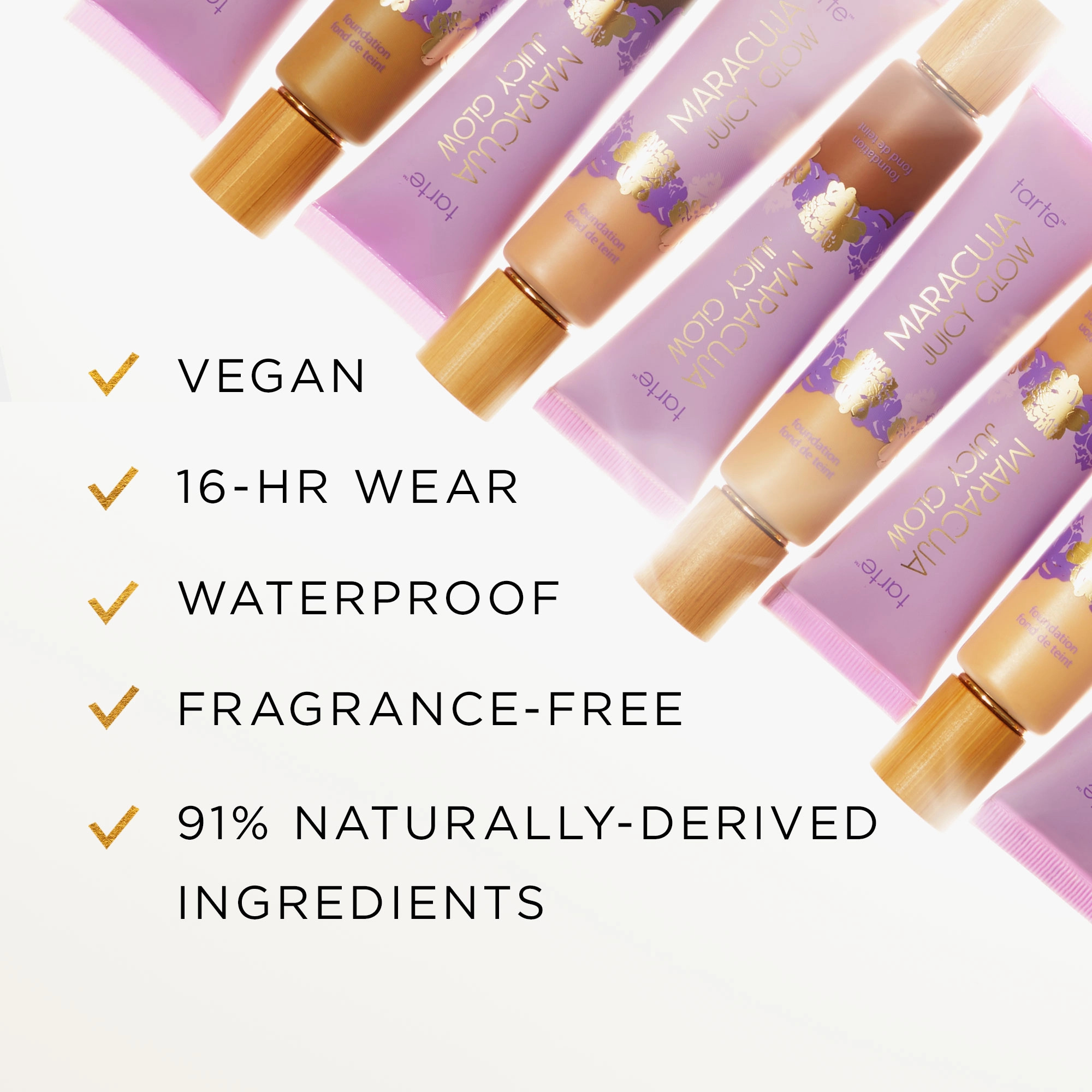 tarte Maracuja Juicy Glow Skin Tint - 36S Medium Tan Sand, Vegan, Radiant Finish - Image 5