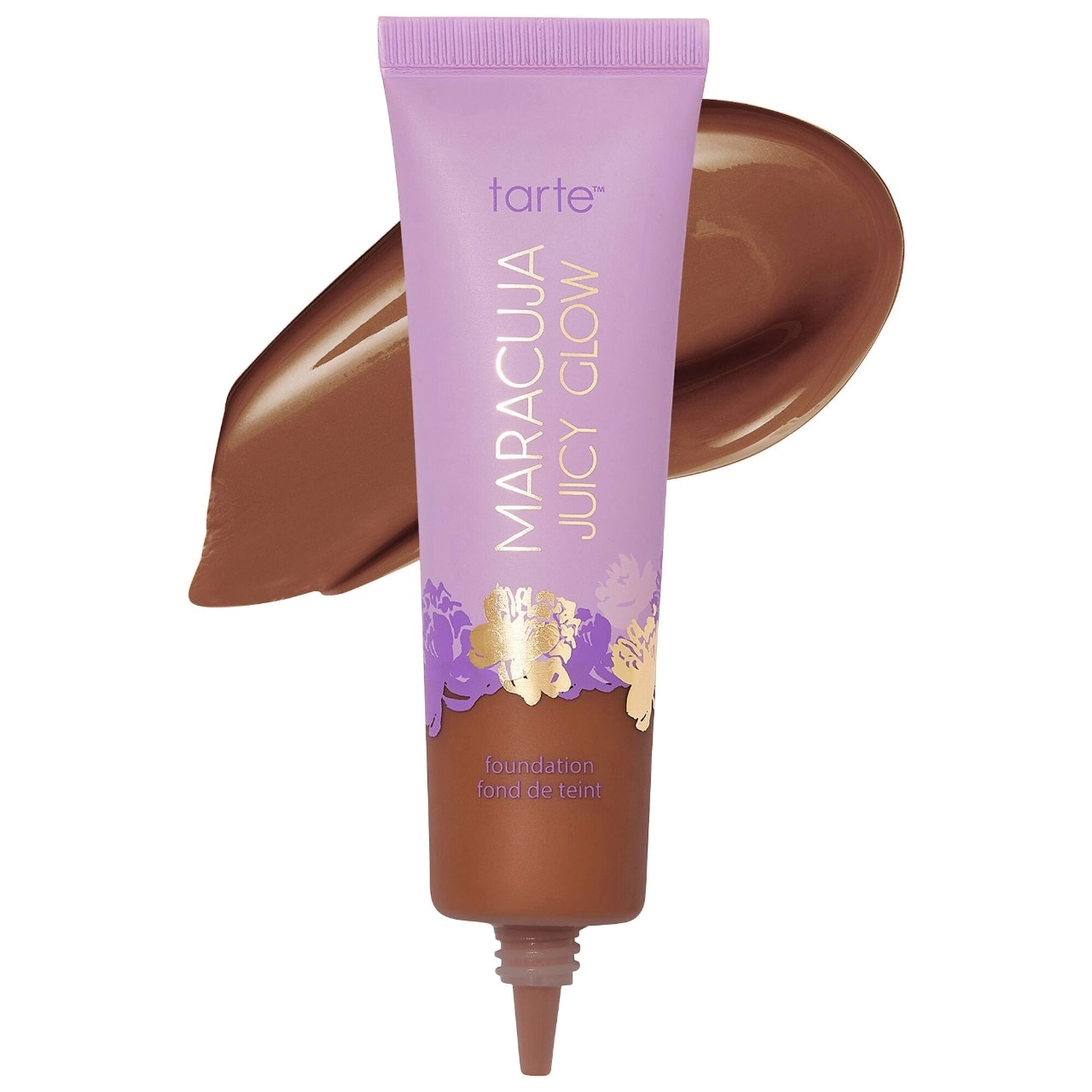 tarte Maracuja Juicy Glow Skin Tint 55H Deep Honey - Vegan, Radiant Finish, Long-wearing, Waterproof, Gluten Free, Cruelty-Free