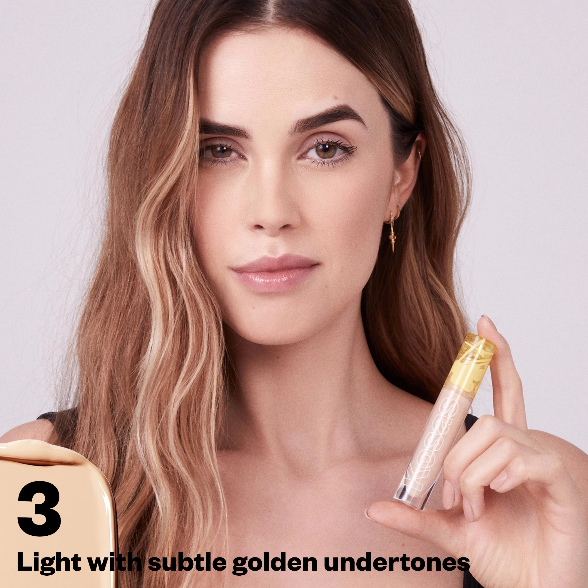 Kosas Mini Revealer Super Creamy + Brightening Concealer and Daytime Eye Cream Tone 03 W - Image 14