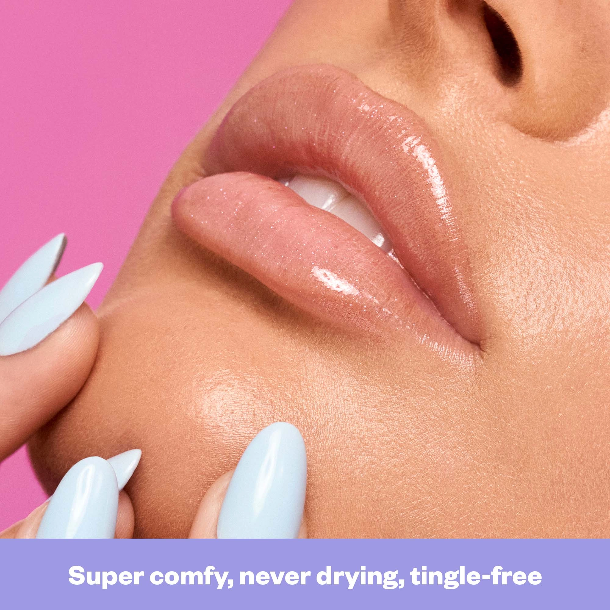 Kosas Wet Lip Oil Plumping Treatment Gloss - Undressed Collection Color: Exposed - champagne pink shimmer - Image 17