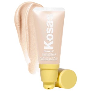 Kosas Glow I. V. Vitamin-Infused Skin Illuminating Enhancer Color: Revive - very light silver champagne  Radiant Finish