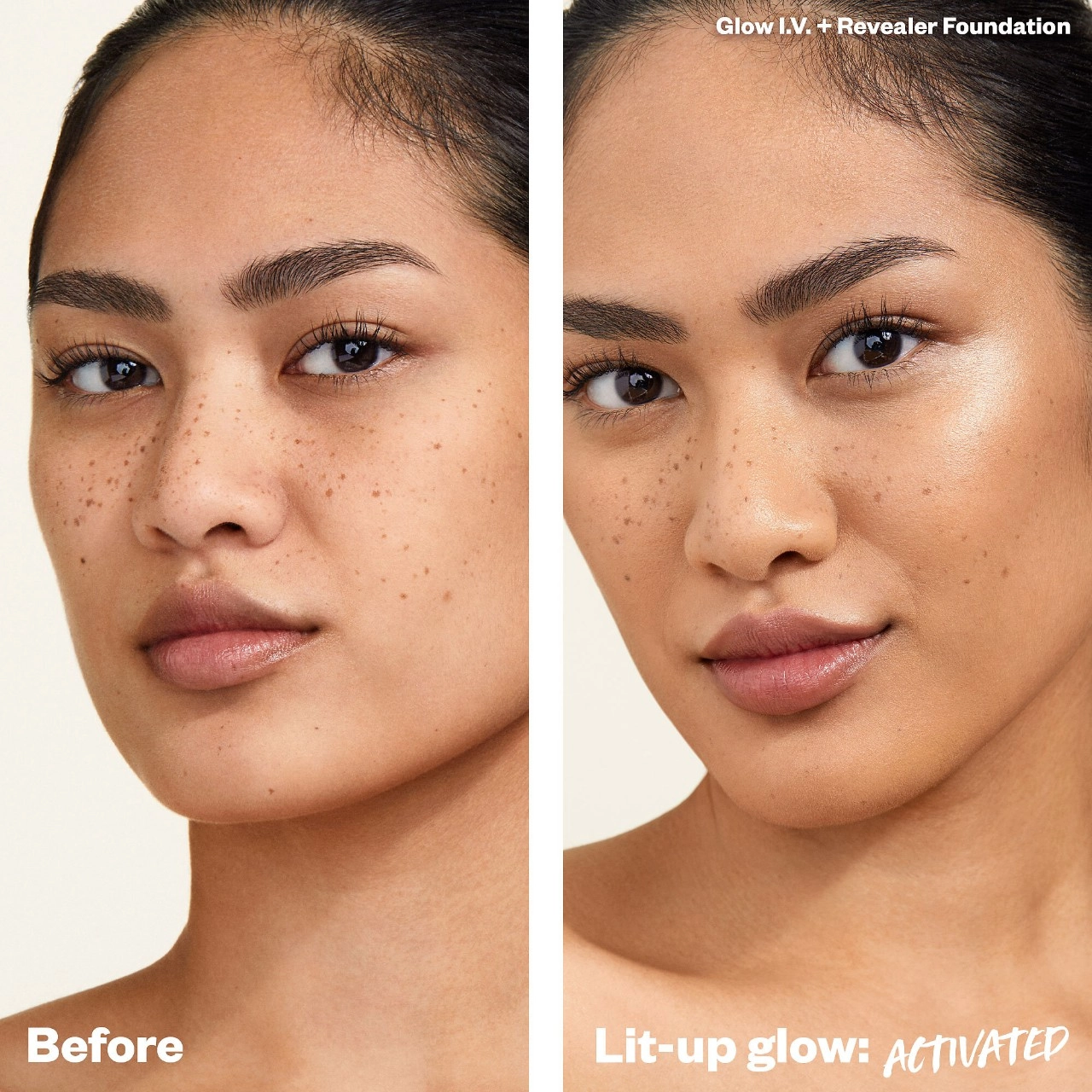 Kosas Glow I. V. Vitamin-Infused Skin Illuminating Enhancer Color: Radiate - light medium golden Radiant Finish - Image 3