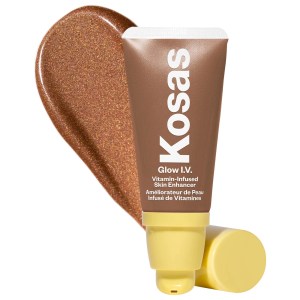 Kosas Glow I. V. Vitamin-Infused Skin Illuminating Enhancer Color: Recharge - pearly deep tan