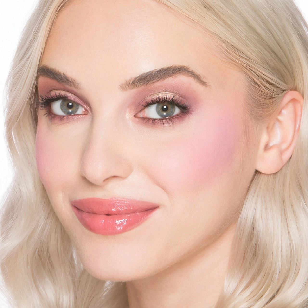 Too Faced Cloud Crush Blurring Blush - Candy Clouds (Cool Soft Pink) Vegan Pressed Powder - Image 2