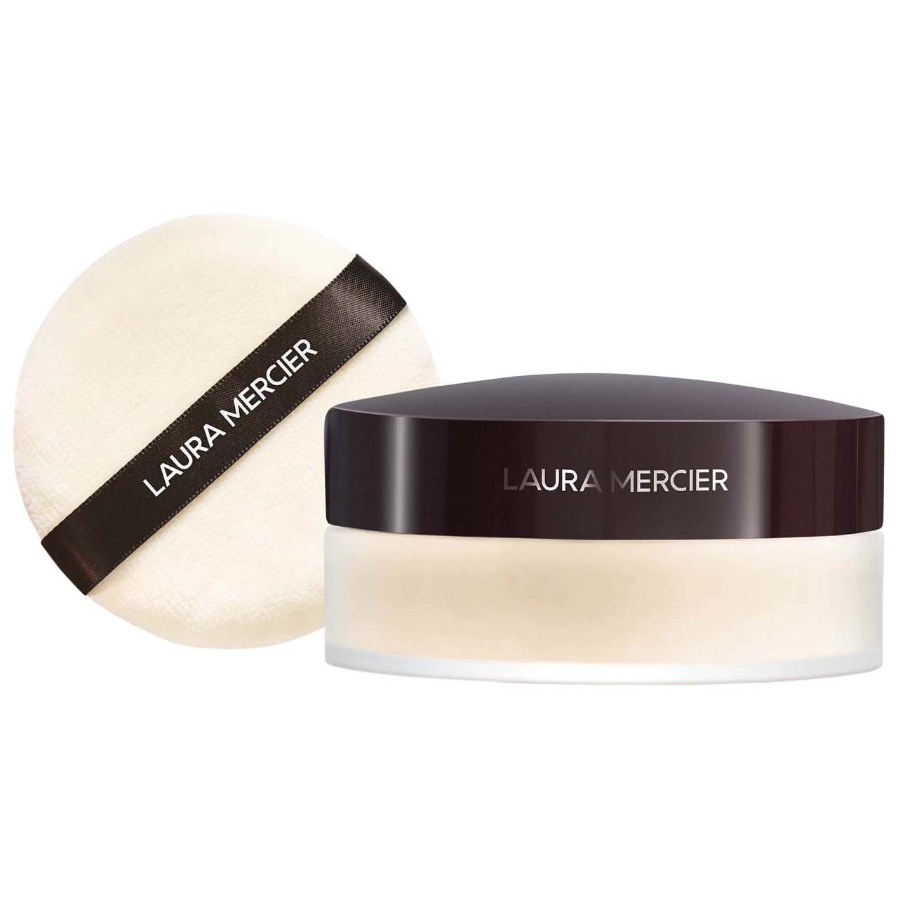 Laura Mercier Jumbo Translucent Loose Setting Powder & Velour Puff - Translucent, Limited Edition