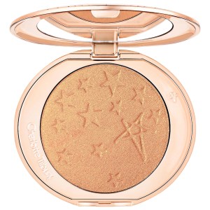 Charlotte Tilbury Glow Glide Face Architect Highlighter - Gilded Glow, True Gold Shimmer Pressed Powder