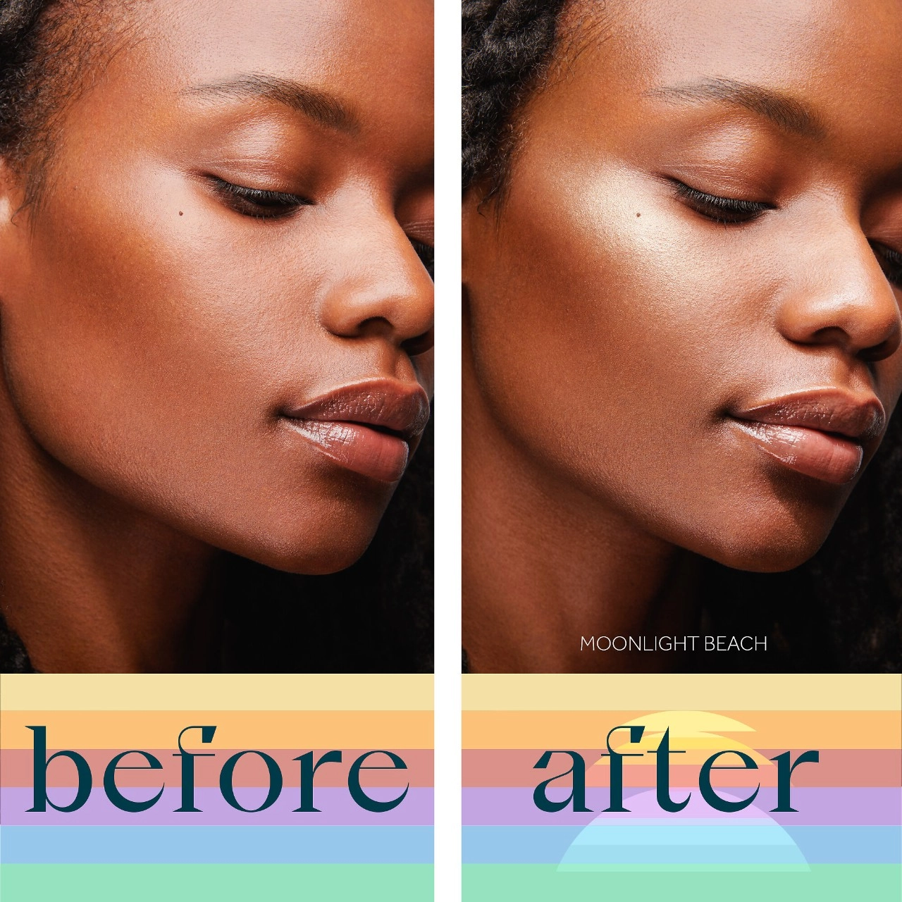 Caliray Light Radiant Glow Highlighter Color: Moonlight Beach - Warm, Golden Honey - Image 2