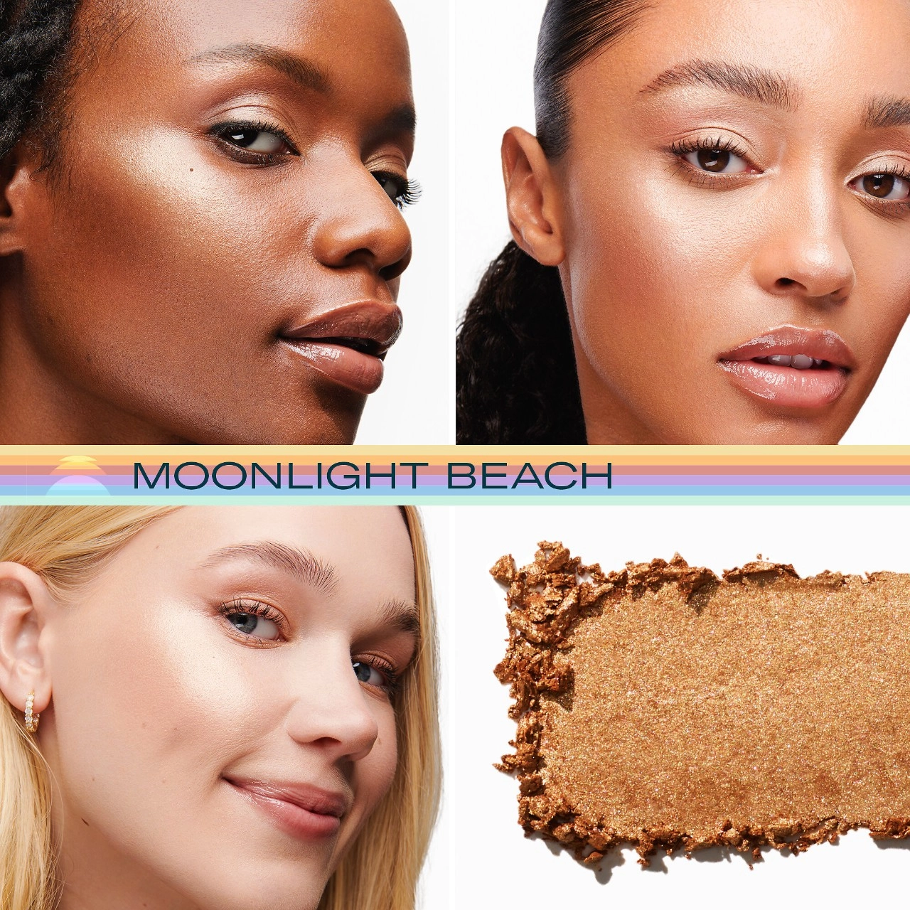 Caliray Light Radiant Glow Highlighter Color: Moonlight Beach - Warm, Golden Honey - Image 9