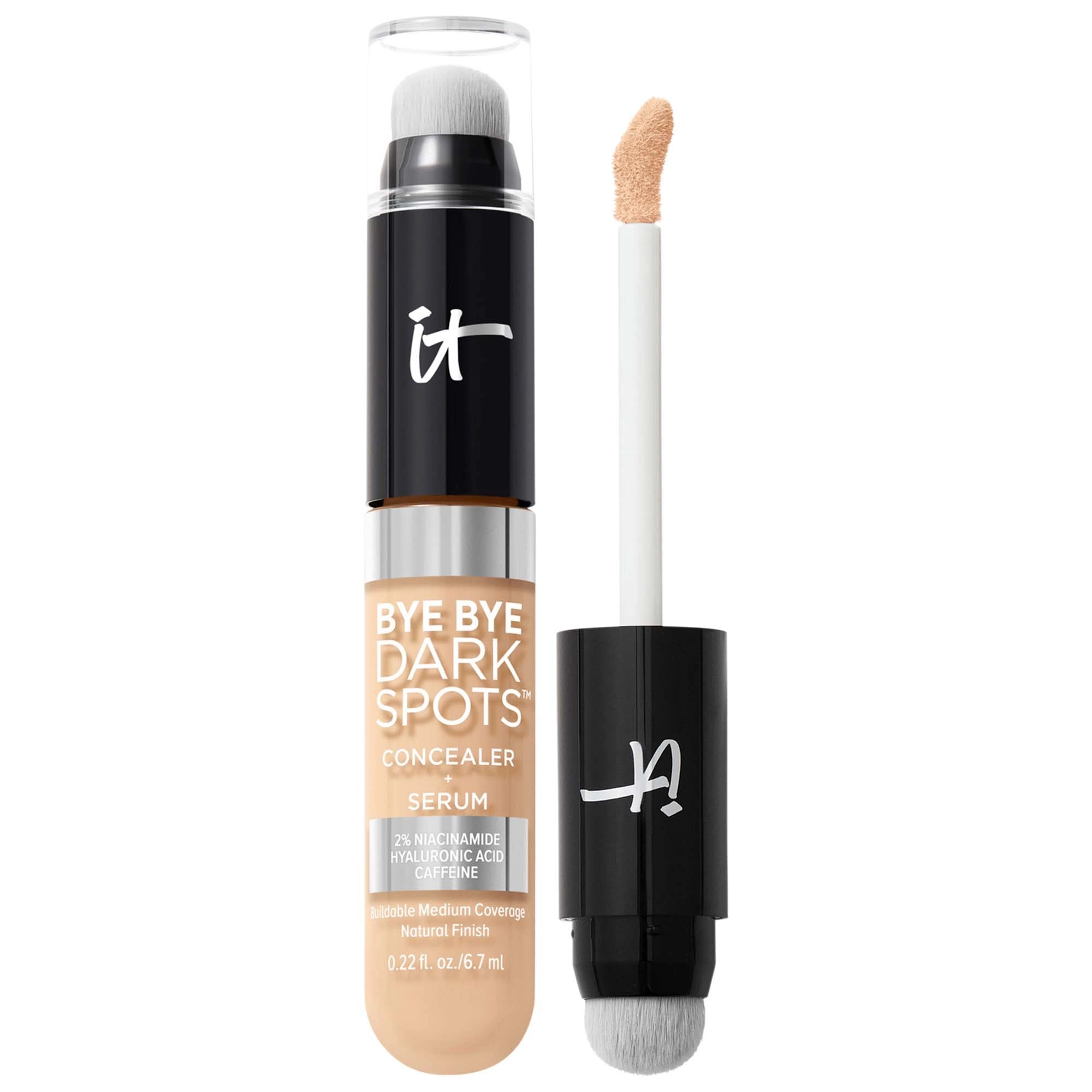 IT Cosmetics Bye Bye Dark Spots Concealer + Serum with Niacinamide & Hyaluronic Acid Color: Fair Warm 12