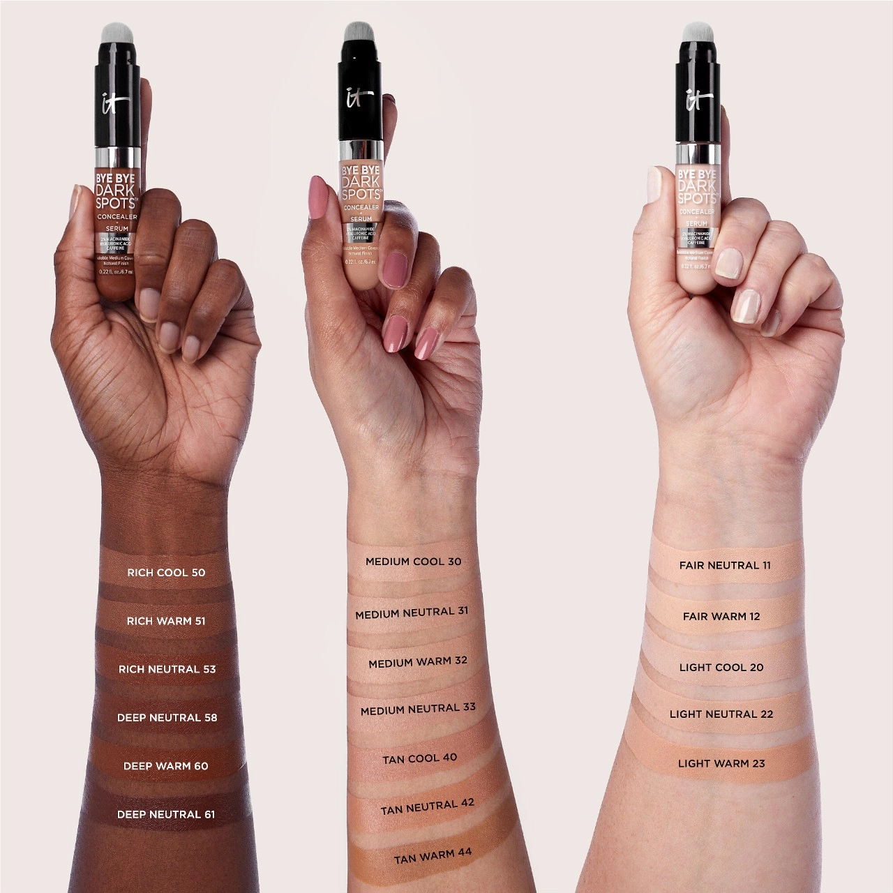 IT Cosmetics Bye Bye Dark Spots Concealer + Serum with Niacinamide & Hyaluronic Acid - Tan Cool - Image 4