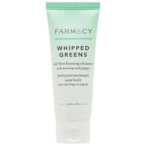 Farmacy Whipped Greens Oil-Free Foaming Cleanser with Moringa and Papaya 1.7 oz / 50 mL