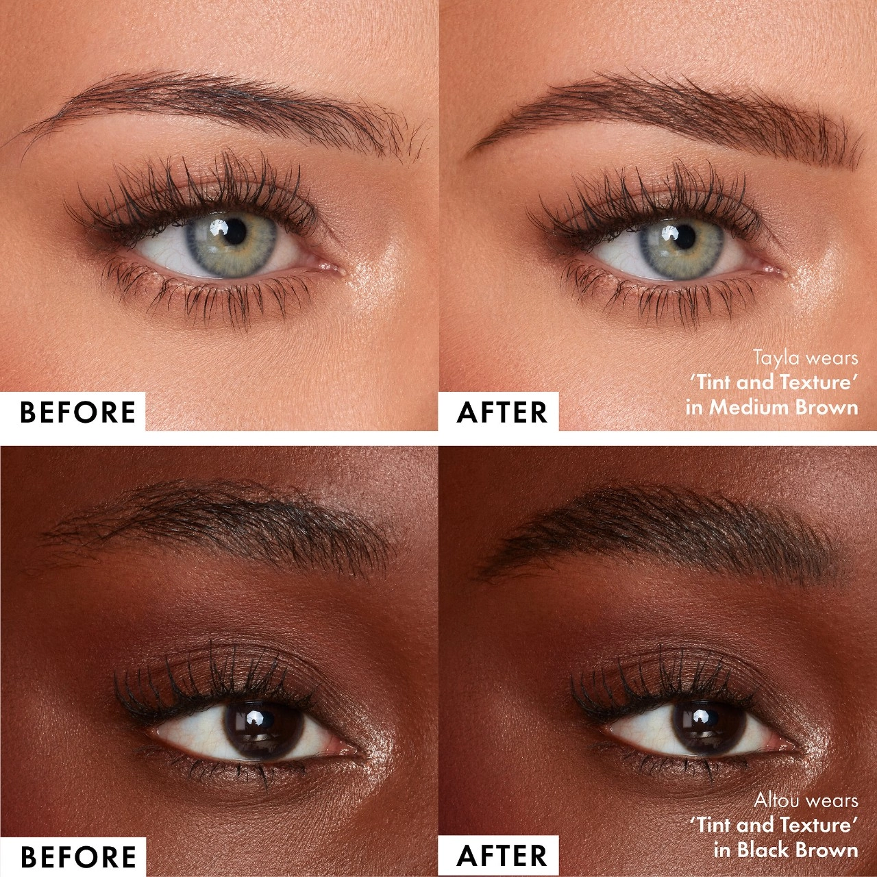Iconic London Tint and Texture Brow Gel - Black Brown, Vegan, Cruelty-Free - Image 3