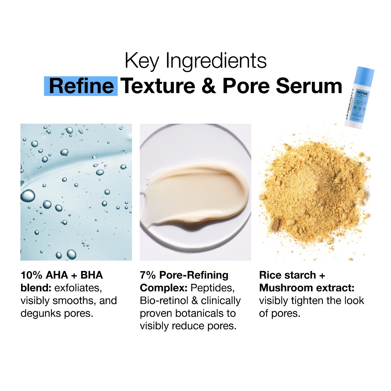 iNNBEAUTY PROJECT Refine AHA + BHA Texture & Pore Serum 1 oz / 30 mL - Image 6