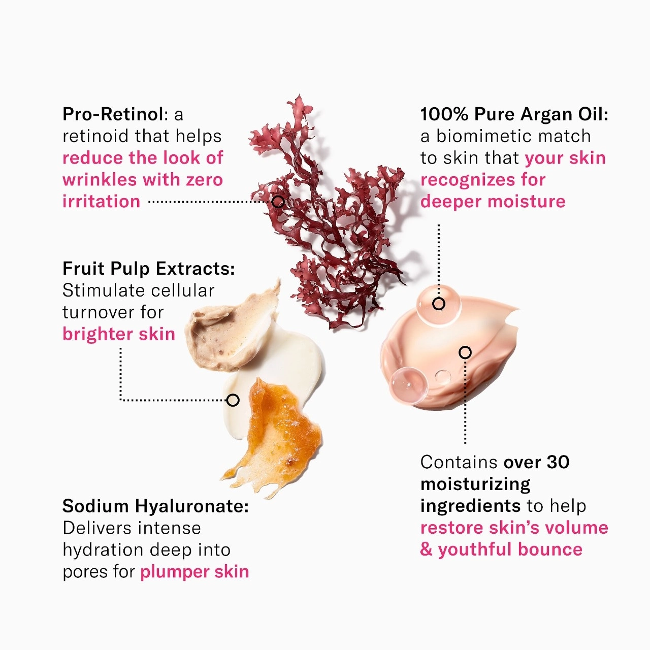 Josie Maran Pro-Retinol Megamoisture Face Cream 1.7 oz / 50 mL Vegan Plumping Clean - Image 5