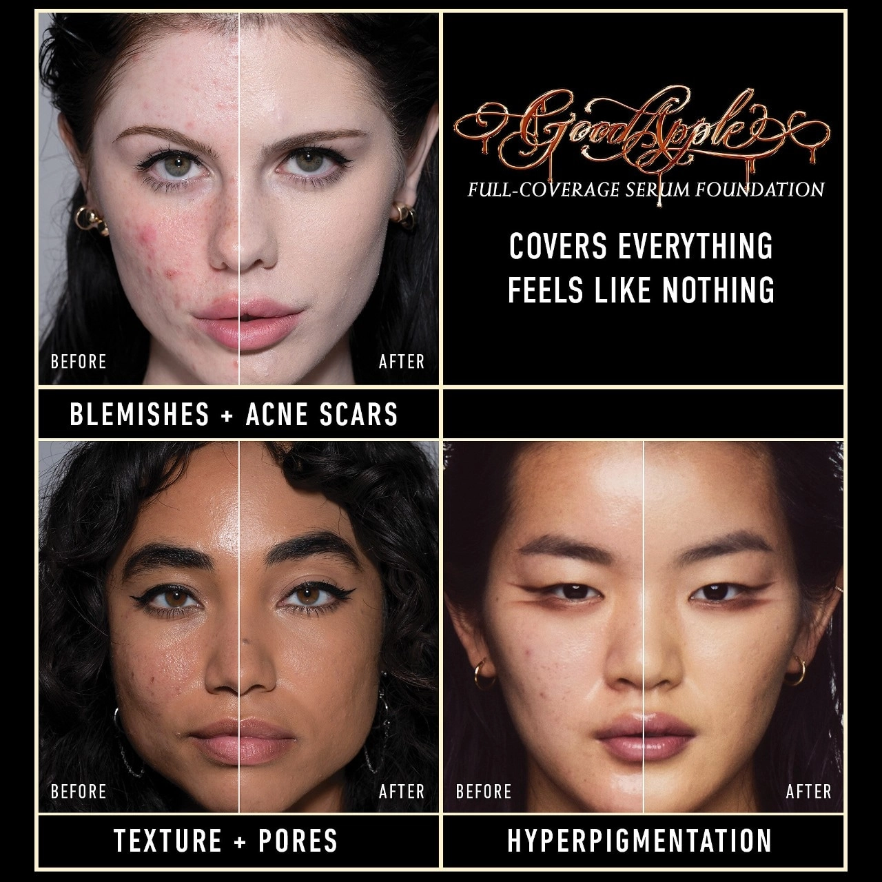 KVD Beauty Good Apple Non-Comedogenic Full-Coverage Serum Foundation Color: Light 018 - Image 5