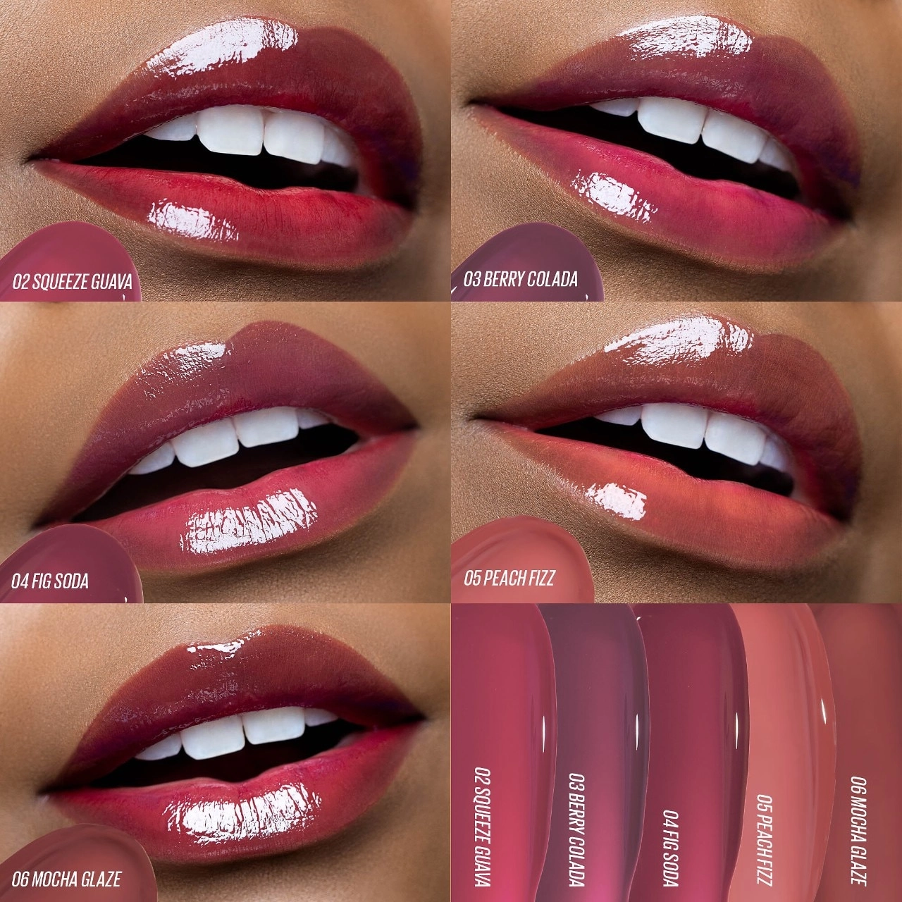 Kaja Jelly Charm Glazed Lip Stain & Blush With Keychain - 03 Berry Colada - Image 6