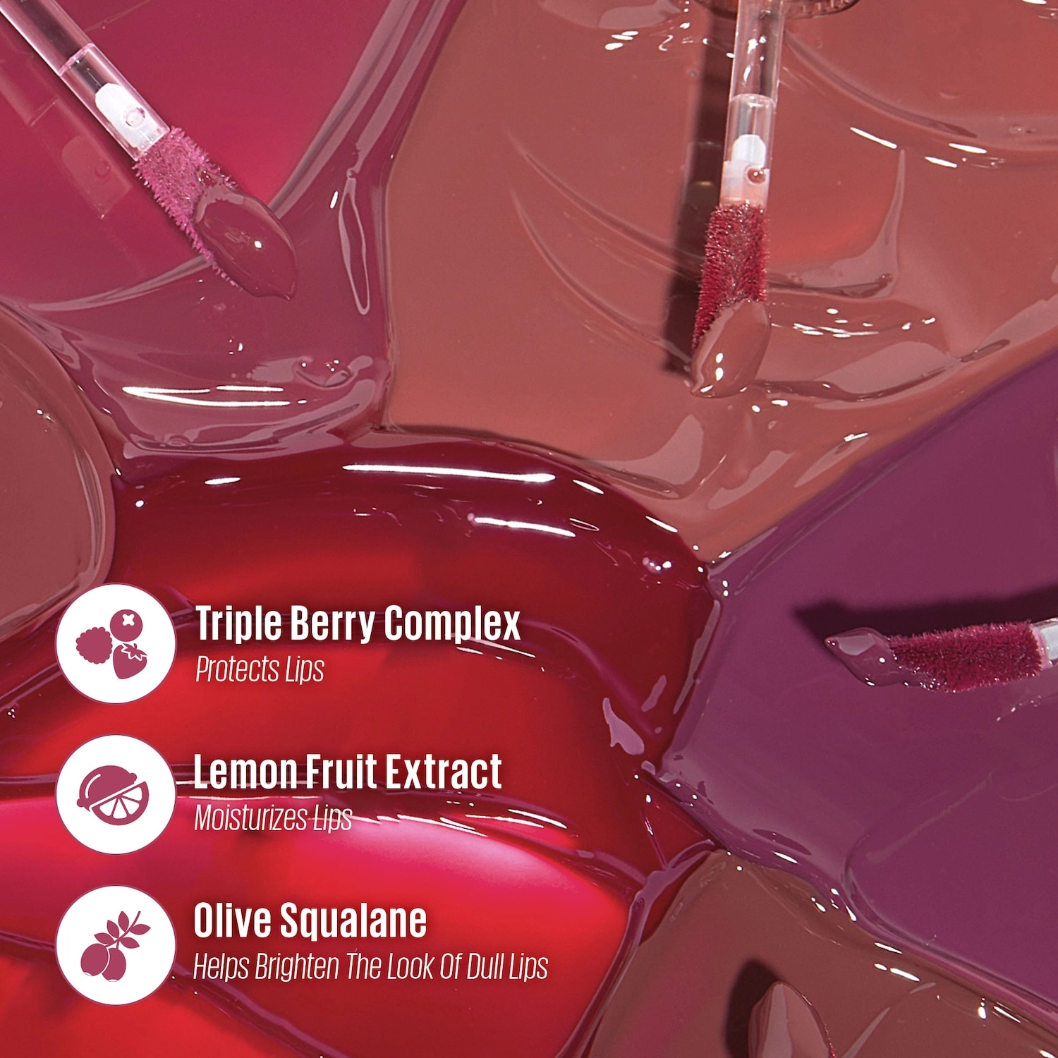 Kaja Jelly Charm Glazed Lip Stain & Blush With Keychain - 03 Berry Colada - Image 8