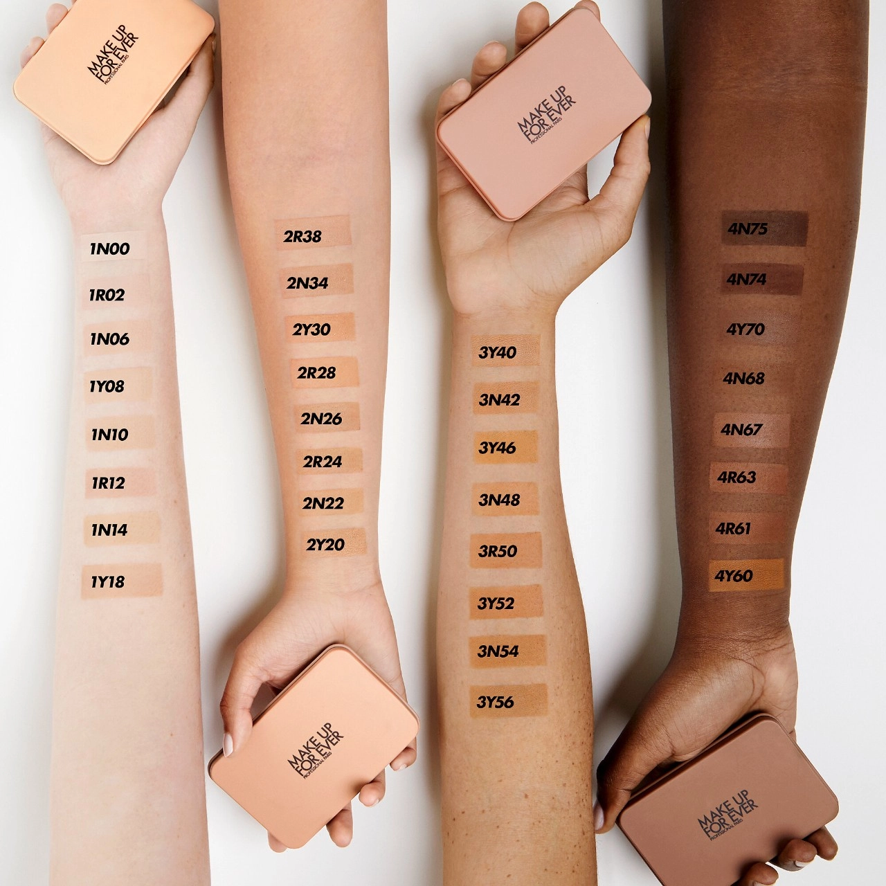 HD Skin Matte Velvet Undetectable Longwear Blurring Powder Foundation - 3Y52 Warm Chesnut - Image 7