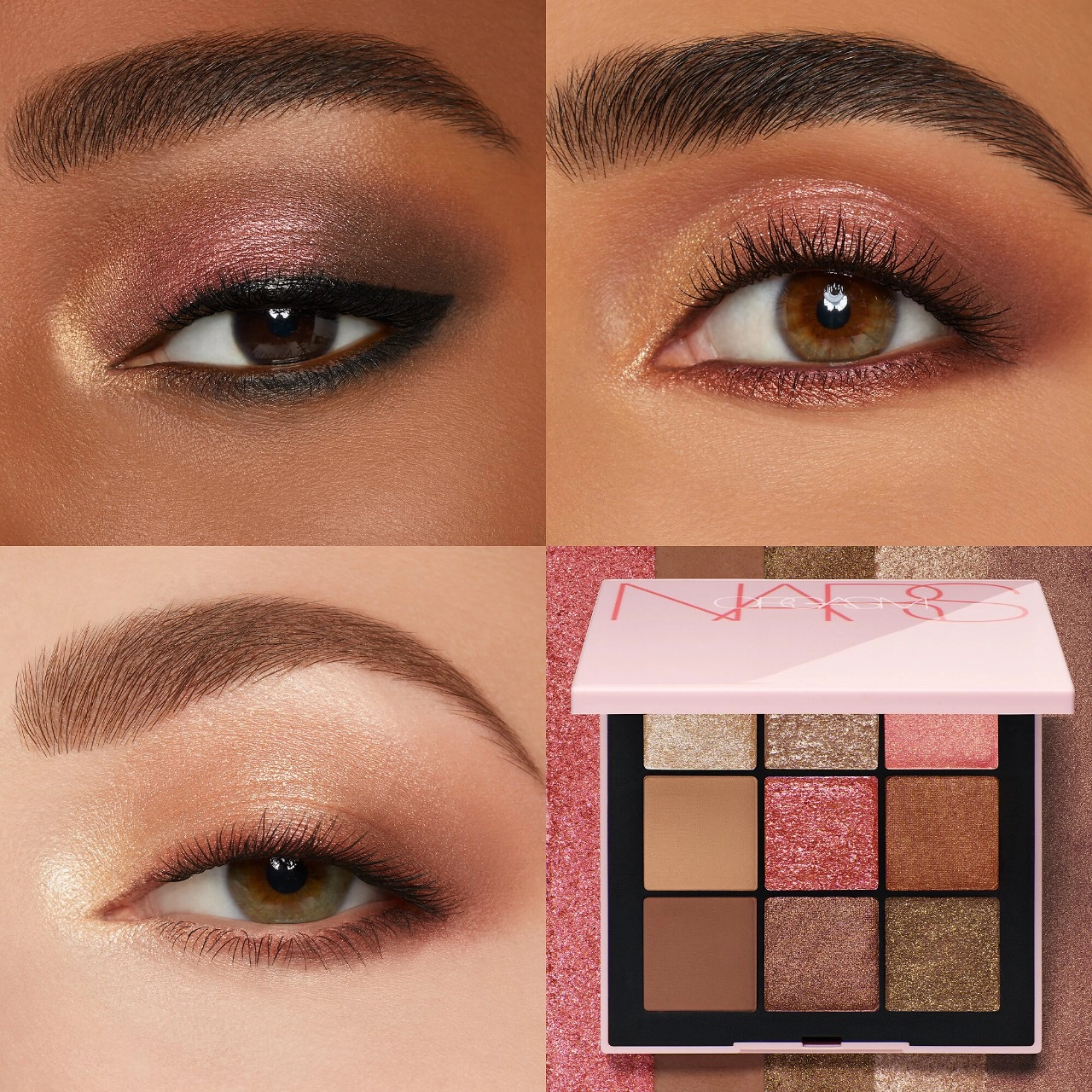 NARS Orgasm Rising Eyeshadow Palette Metallic, Shimmer, Satin, Matte Finish - Image 3